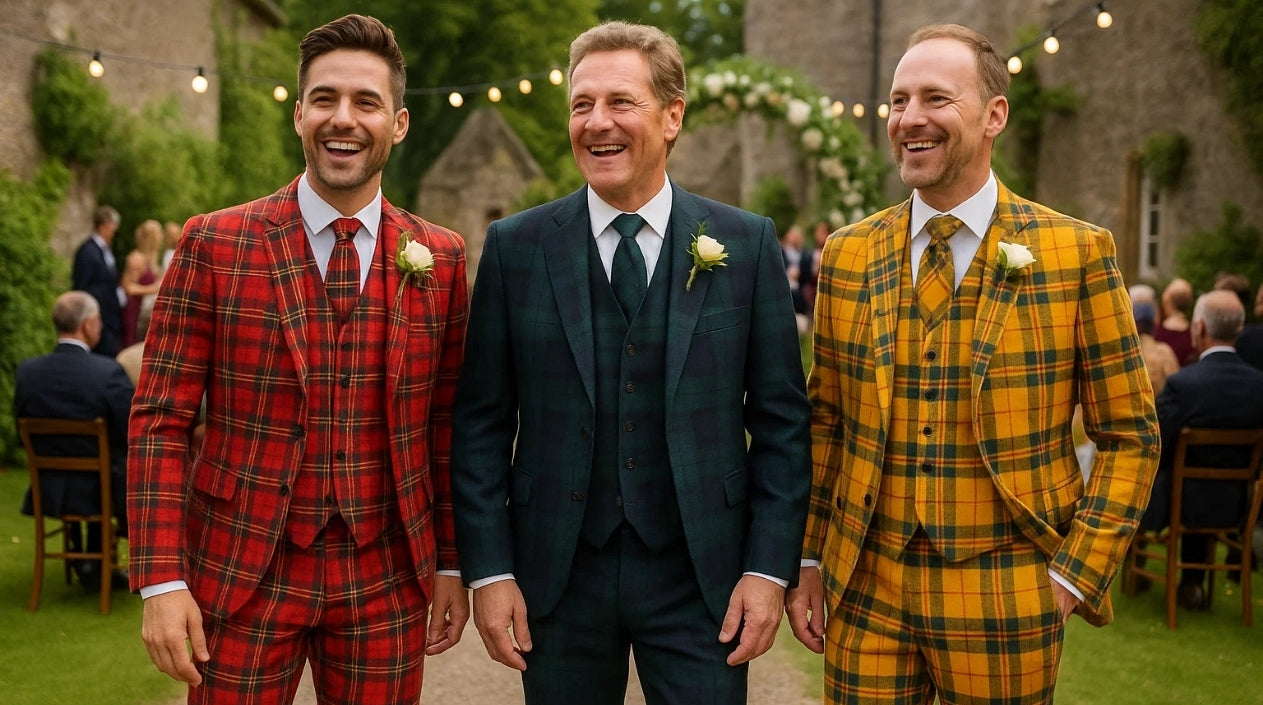 Men's Tartan Plaid Suits