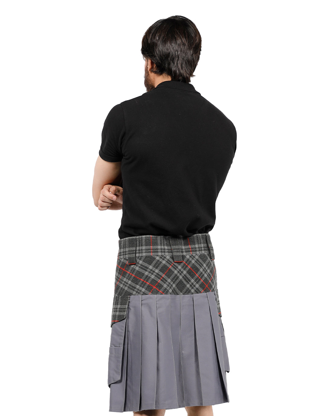 Back look of Heritage Blend Hybrid Kilt