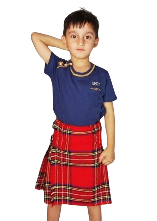 Baby Tartan Kilt - Front kilt view