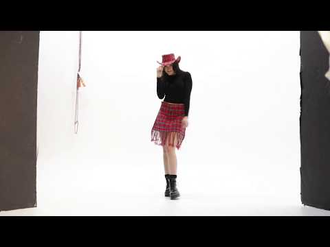 Fringe Tartan Skirt - video