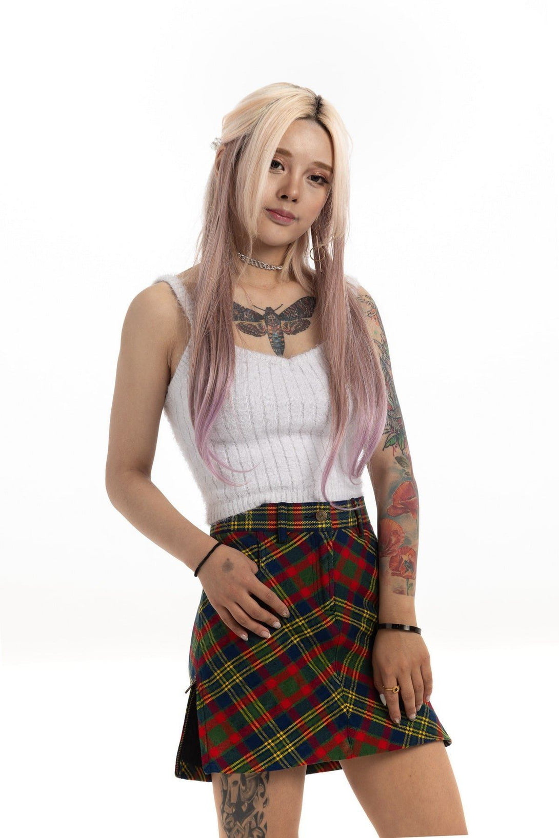 Tartan Mini Skirts for women