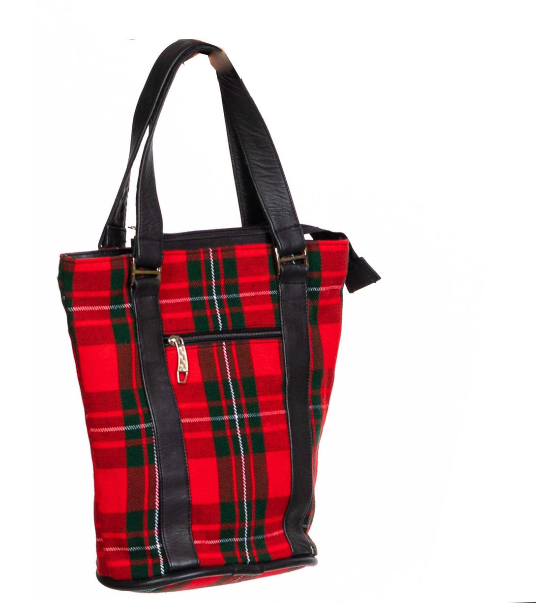 Leather Loop-line Hand Tote - back view